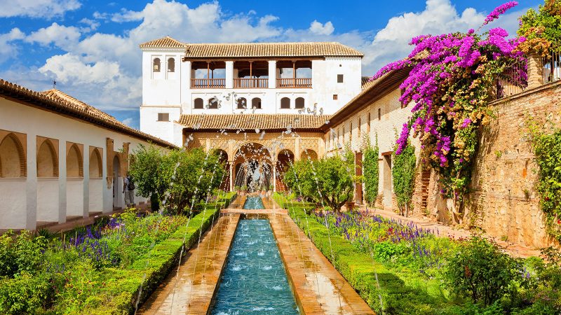 Palacio de Generalife in Alhambra